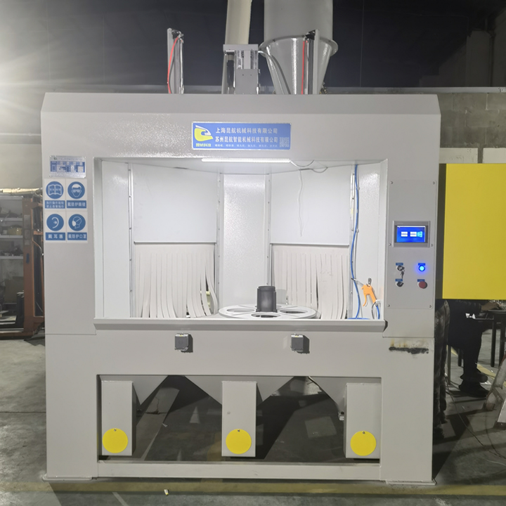 航空鑄造鈦合金自動噴砂機